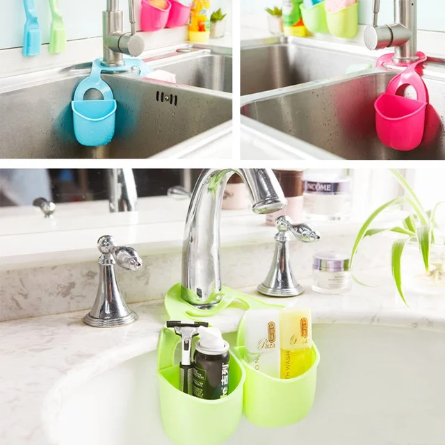 Double Layer Sink Storage Basket – Space-saving & Adjustable