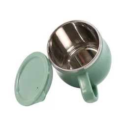 Double-Wall Desk Mug – Stainless Steel, Spill-Resistant 200ml
