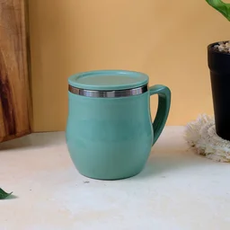 Double-Wall Desk Mug – Stainless Steel, Spill-Resistant 200ml
