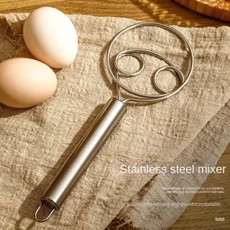 Dough Whisk – Premium Stainless Steel Hand Mixer for Baking | Quickslice