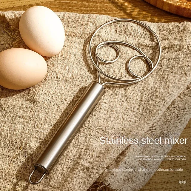 Dough Whisk – Premium Stainless Steel Hand Mixer for Baking | Quickslice