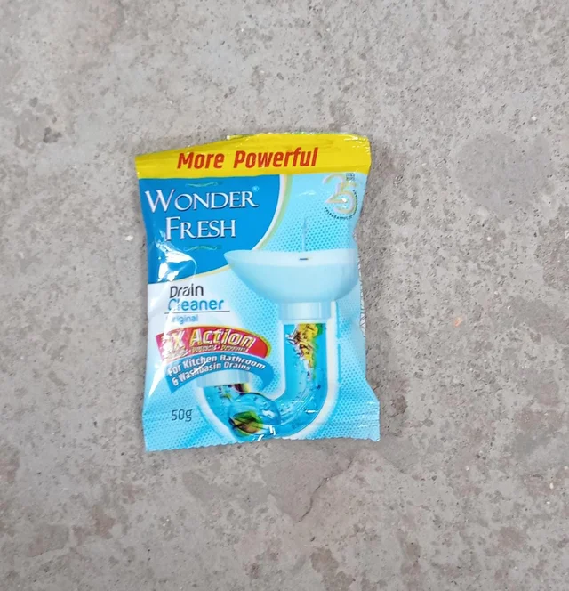 Drain Cleaner Powder – Powerful Clog Remover 50g | Wonder Fresh