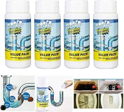Drain Cleaner Powder – Super Clog Remover for Kitchen & Toilet | ShineCrest