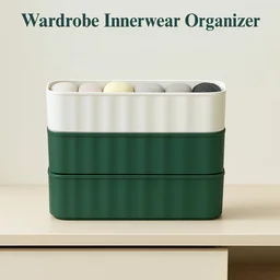 Drawer Organizer for Socks – 5-Compartment Storage (4-Pack) | Organivo