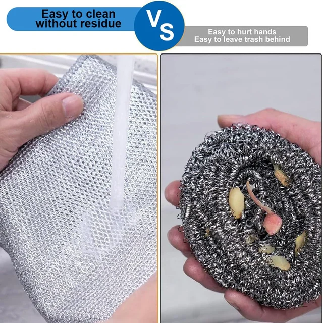 Dual Sided Microfiber Cleaning Towel for Kitchen Countertop Gas Stove (3 Pc Set)