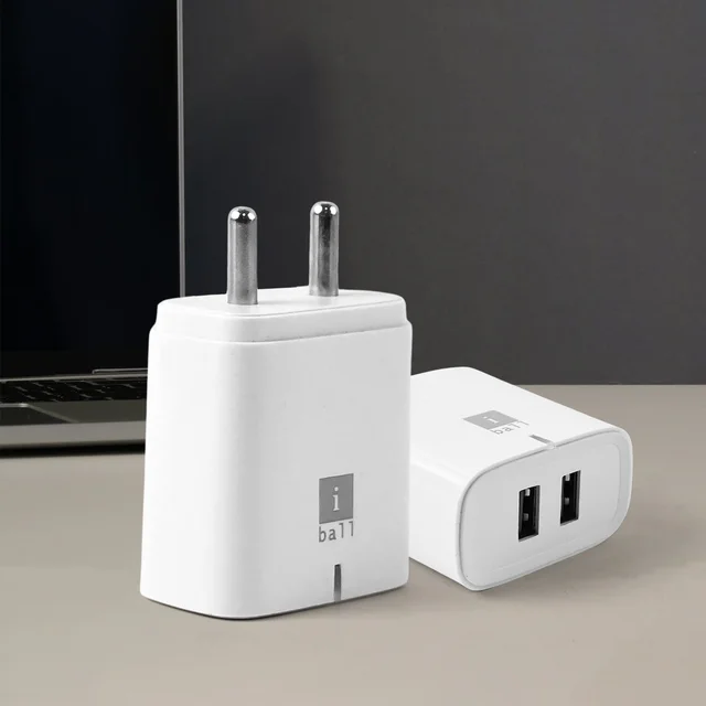 Dual USB Wall Charger 5V/3.1A – Fast & Compact Power Adapter