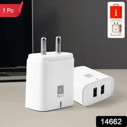 Dual USB Wall Charger 5V/3.1A – Fast & Compact Power Adapter