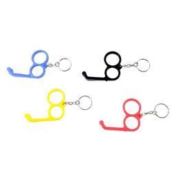 Dual-Finger Mobile Stand Keyring – Lightweight 2-in-1 Phone Holder
