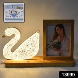 Duck Crystal LED Lamp – Unique Photo Frame with Soft Night Light