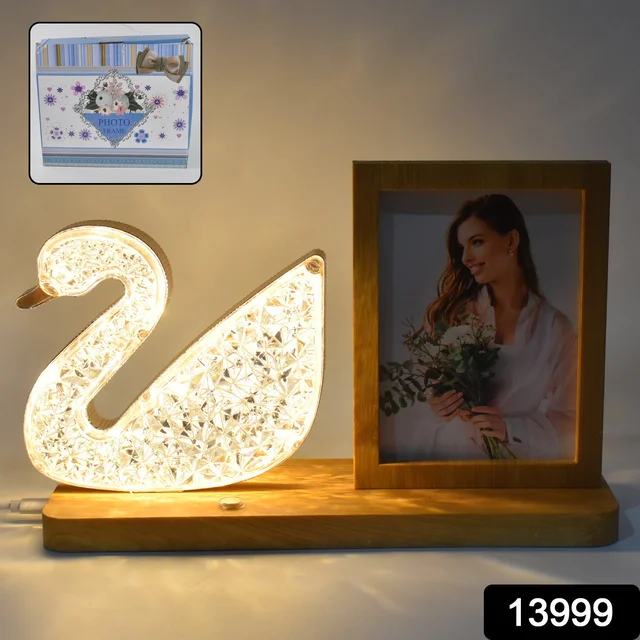 Duck Crystal LED Lamp – Unique Photo Frame with Soft Night Light