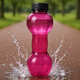 Dumbbell Water Bottle – 550ml BPA-Free Hydration | FitFuzion