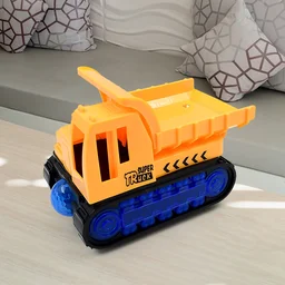 Dump Truck Toy for Kids – Self-Driving, Lights & Music | Little Blocks