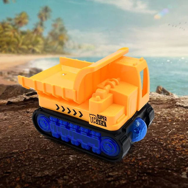 Dump Truck Toy for Kids – Self-Driving, Lights & Music | Little Blocks