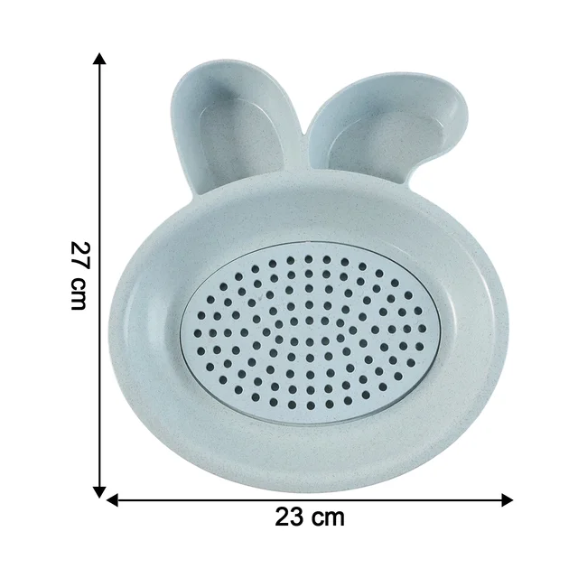 Dumpling Serving Plate – With Strainer & Dual Sauce Compartments