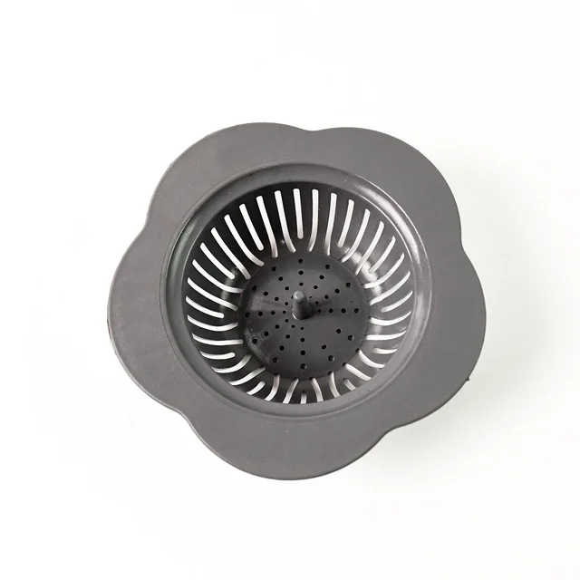 Durable Plastic Sink Strainer – Reusable Flower Pattern