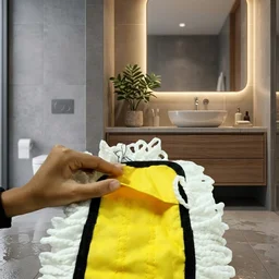 Dust Mop Refill Head – Durable Cotton, 50x20cm for Floors | Velvet Wipe