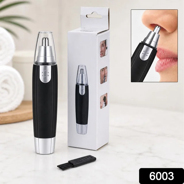 Ear & Nose Hair Trimmer – Painless, Battery-Operated | Calm & Curl
