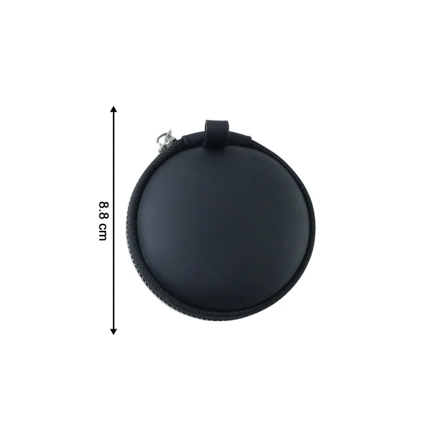 Earphone Carrying Case – Compact Hard Shell with Zipper Closure