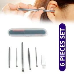 Earwax Removal Kit – 6-Piece Stainless Steel Set | XcelSafe