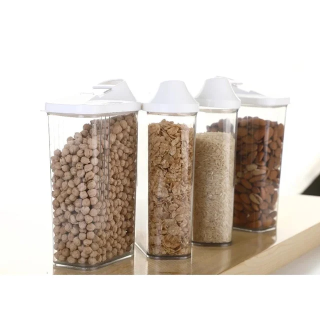 Easy Flow Storage Jar – 750ml Set of 6 | Organivo