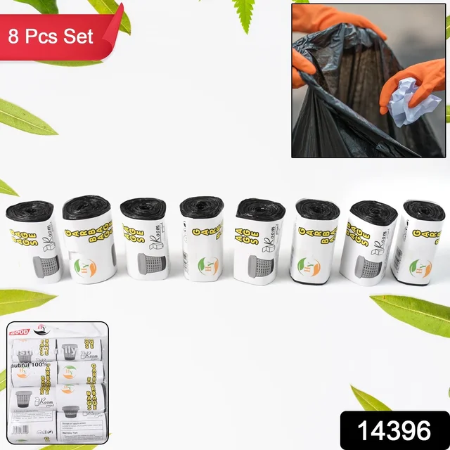 Eco-Friendly Disposable Garbage Bags – Durable 8 pcs Set