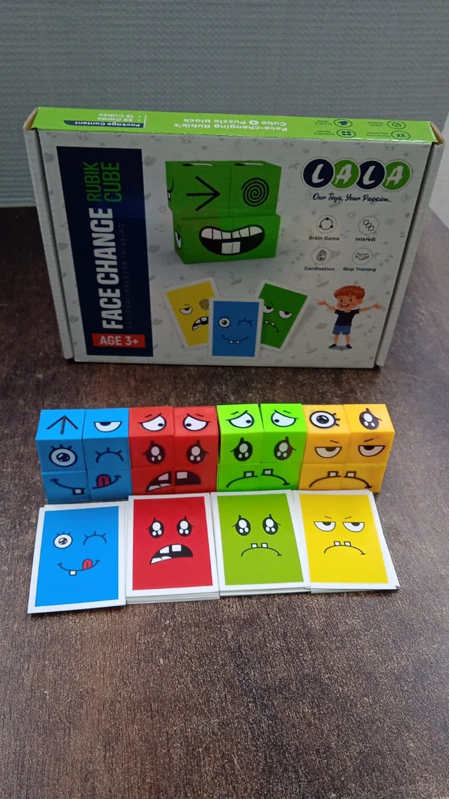 Educational Emotion Puzzle Cube – Develop Emotional Intelligence & Creativity