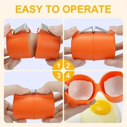 Egg Shell Opener – Handheld Egg Cracker Tool for Raw Eggs | Quickslice