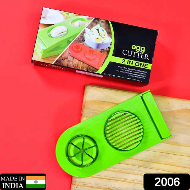 Egg Slicer – 2-in-1 Stainless Steel Cutter | Quickslice