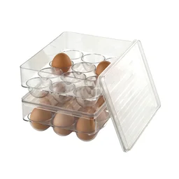 Egg Storage Box – 12-Cavity Refrigerator Organiser | Organivo