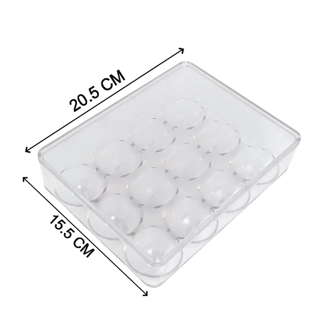 Egg Storage Box – 12-Cavity Refrigerator Organiser | Organivo