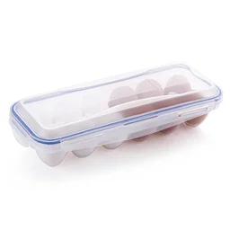 Egg Storage Box – 12-Grid Airtight Refrigerator Organizer