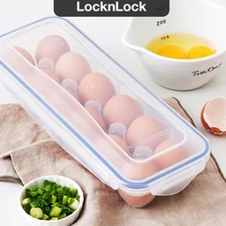 Egg Storage Box – 12-Grid Airtight Refrigerator Organizer