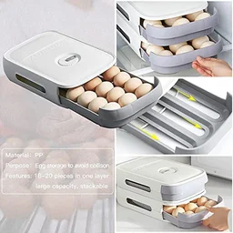 Egg Storage Box – Drawer Style Fridge Organizer for Freshness | Storenzo