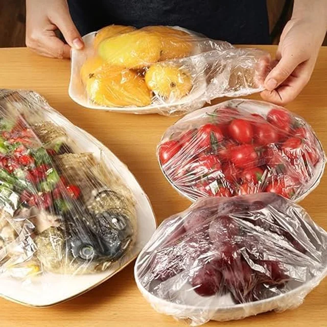 Elastic Food Covers – Small 100 Pcs Set for Freshness | Organivo