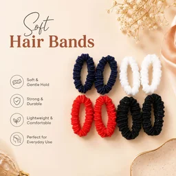 Elastic Hairband Set – Gentle Grip & Vibrant Colors for All-Day Hold