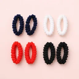 Elastic Hairband Set – Gentle Grip & Vibrant Colors for All-Day Hold