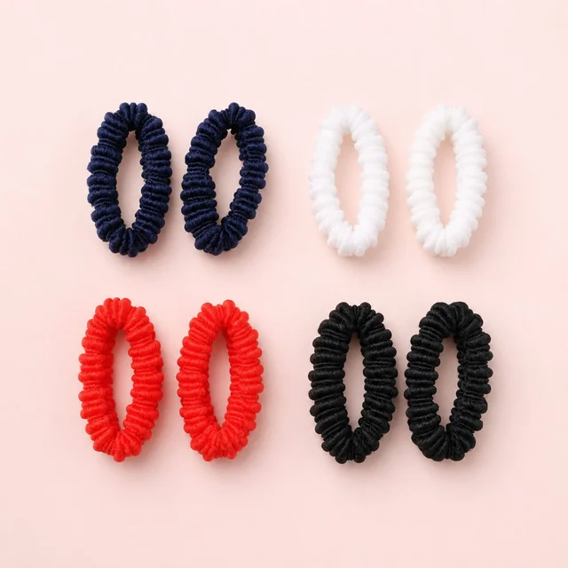 Elastic Hairband Set – Gentle Grip & Vibrant Colors for All-Day Hold