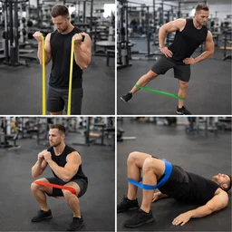 Elastic Resistance Exercise Bands – Full Body Workout Set for Home
