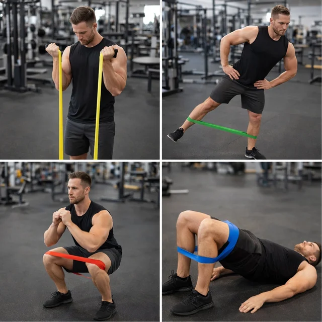 Elastic Resistance Exercise Bands – Full Body Workout Set for Home