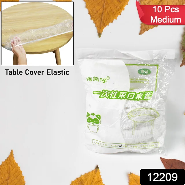 Elastic Table Cover – Waterproof & Round | Tidy Table (10 Pcs)