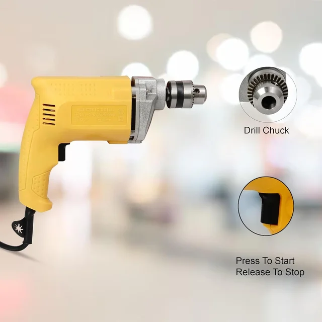 Electric Drill – 350W Heavy Duty Handheld Power Tool for Home & Workshop