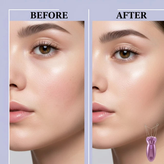 Electric Facial Hair Remover – Gentle & Smooth Skin | Velvet Wellness