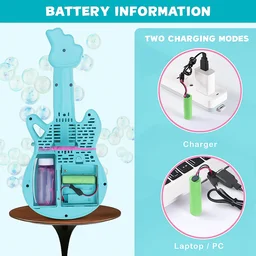 Electric Guitar Bubble Machine – Automatic Fun for Kids