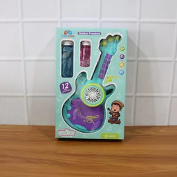 Electric Guitar Bubble Machine – Automatic Fun for Kids