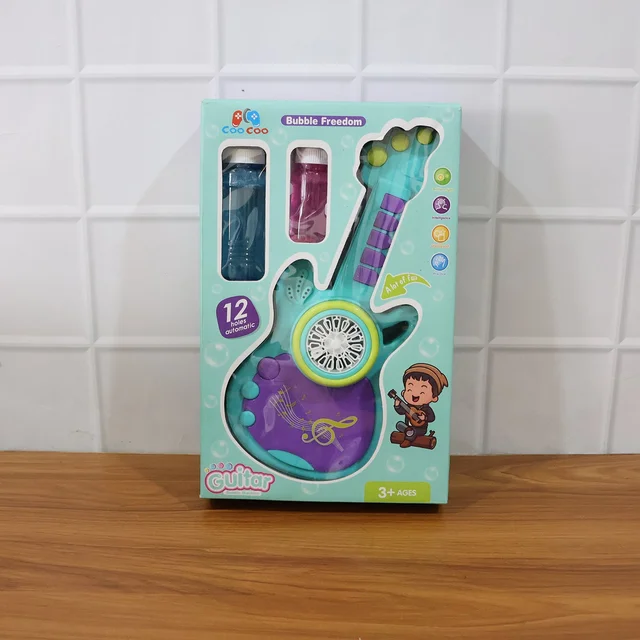 Electric Guitar Bubble Machine – Automatic Fun for Kids