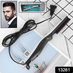 Electric Hair Straightening Comb – Portable & Safe Styling | Calm & Curl