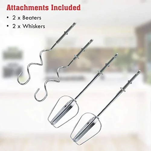 Electric Hand Mixer – 7-Speed with Attachments | XcelCraft