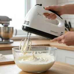 Electric Hand Mixer – Multi-Speed Kitchen Baking Appliance