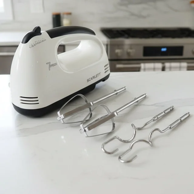 Electric Hand Mixer – Multi-Speed Kitchen Baking Appliance