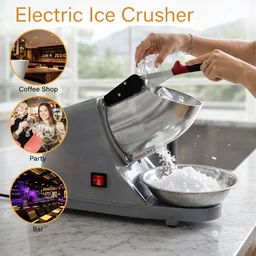 Electric Ice Crusher – Effortless & Fast for Home/Commercial Use